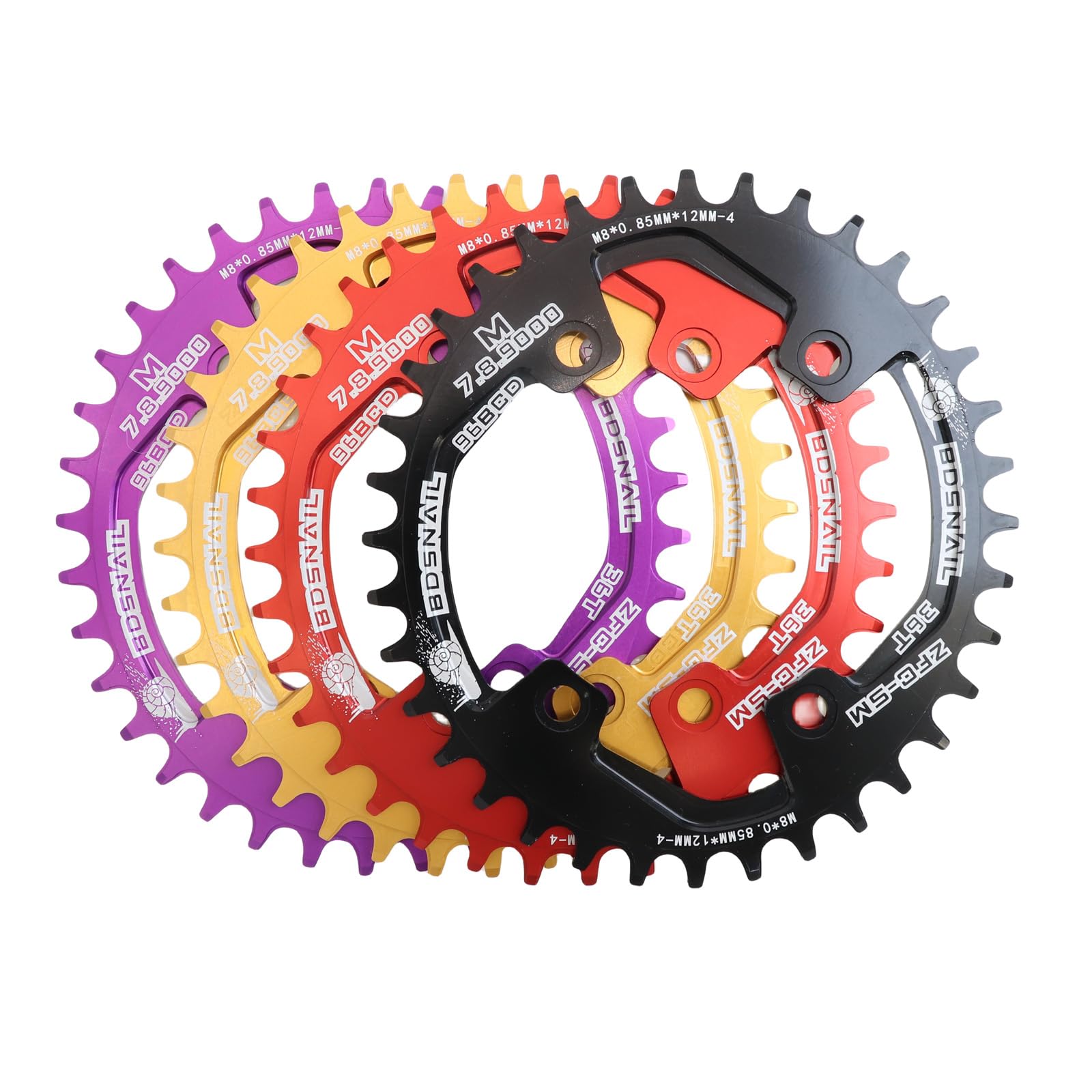 1980年代 Fat So・D.D. Tabby・Chug Bug 3点セット DJC Bike Chainring Asymmetrical 96BCD Round/Oval for XT SLX M6000